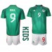 Mexico Raul Jimenez #9 Babykleding Thuisshirt Kinderen WK 2022 Korte Mouwen (+ korte broeken)